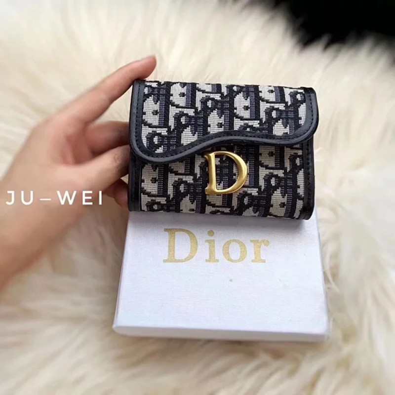 Christian Dior トロッター三つ折り財布